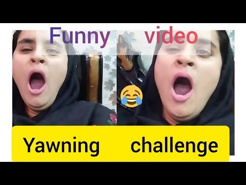 Yawning🥱 Challenge Video|Request Video❤|Ubasi😂 Challenge First time|Funny Video 🤩(part-1) #subscribe