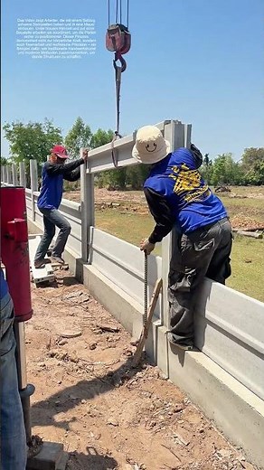 Steine heben: Wie Arbeiter Mauern mit Präzision bauen