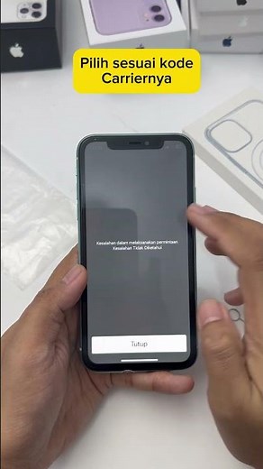 Cara Unlock iPhone Sim Sticker iPhone XR & iPhone 11 Series