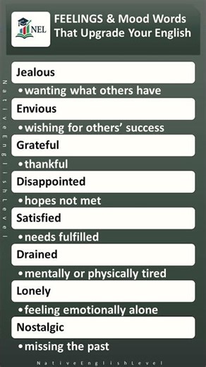 Unlock Feelings & Moods Words | Speak Fluent English & Express Yourself – Part 3