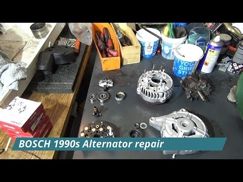 BOSCH Alternator Repair (1990-1998) BMW E31, E32, E34, E36, E38, E39, Saab and Volvo.
