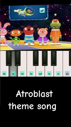 Astroblast Song piano tutorial