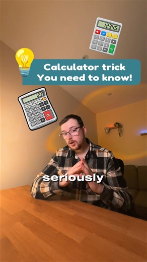 💡 This ONE calculator trick ⏱️#examhacks #gcsemaths #alevelmaths