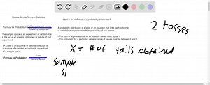 What is a probability distribution? Give an example. For Exercises 7 through 12, determine whether the distribution represents a probability distribution. If it does not, state why. | Numerade
