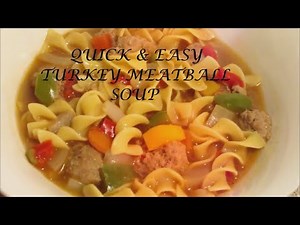 Turkey Meatball Soup