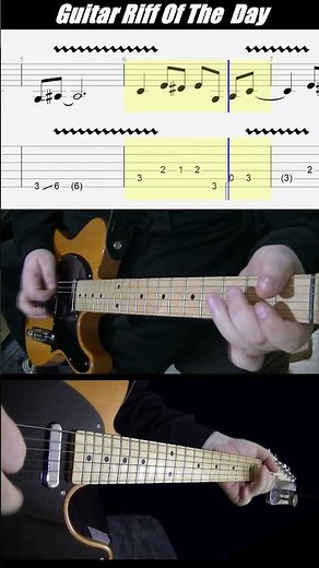 Guitar Tab You Can Leave Your Hat On by Joe Cocker #RiffOfTheDay #guitartabs #guitarriff