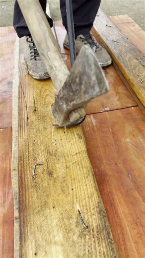 Quick Nail Removal Tip: Using a Crowbar and Hammer