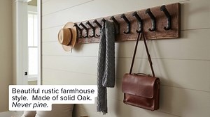 Railroad Spike Coat Rack – Rustic Wall Mounted Wood Rack With Hooks | Farmhouse Entryway Hat Rack, Cowboy Hat Rack, Gift for Him - Etsy