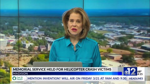 Memorial honors three killed in Mississippi medical helicopter crash
