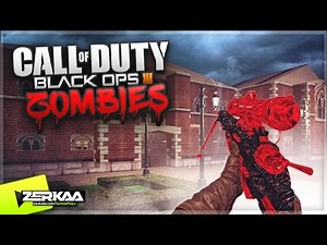ZOMBIES IN LARA CROFT'S HOUSE! (Black Ops 3 Custom Zombies)