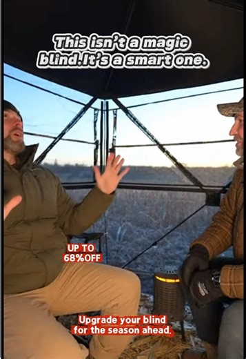 Easy-to-Set Up Hunting Blind for Deer Season