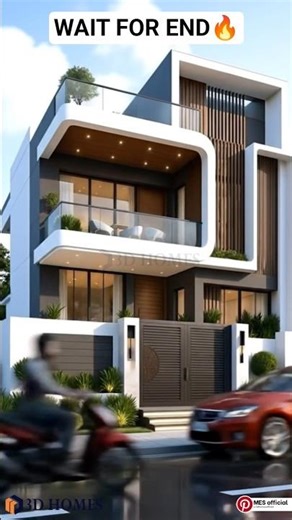 13 Sec Transformation 🔥 | Modern House Elevation 🏡 #shorts #youtubeshorts #housetransformation