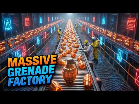 Inside a Secret Grenade Factory: From Raw Metal to Deadly Detonator - inside modern factory