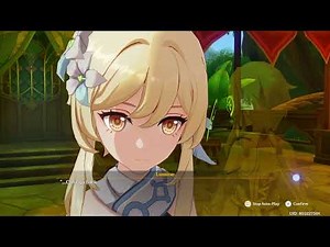 PAIMON CRIES ON LUMINE Genshin Impact CUTSCENE