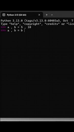 Swap Without Temp | Python