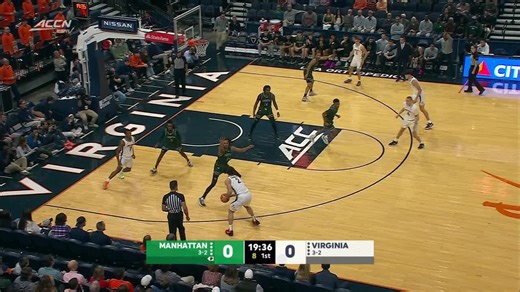 Broadcast highlights from tonight's win vs. Manhattan! #GoHoos | Virginia Men's Basketball