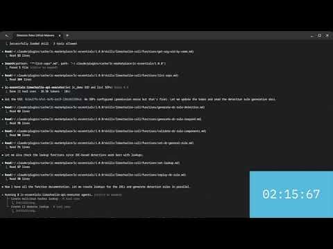 From Threat Article to Deployed Detection Rules Automatically with ‪@claude‬ Code and LimaCharlie