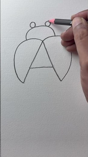 Simple and easy fly drawing with A