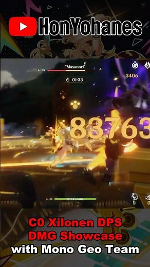 C0 XILONEN DPS DMG SHOWCASE #xilonen #genshinimpact #genshinclip #genshinedit #genshin