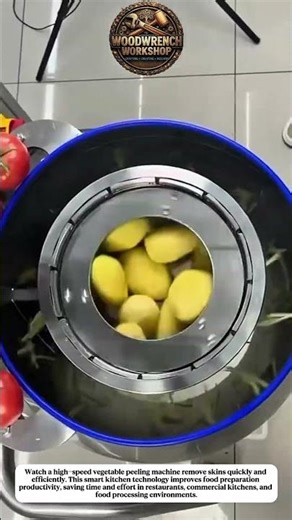 Amazing Vegetable Peeling Machine | Fast Kitchen Food Processing Technology