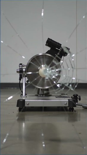 Pitching Machine Breaks the Lens! ⚾️