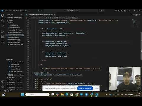 Ejercicio Control de Temperaturas
