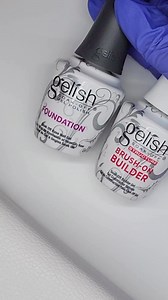 Let’s do an infill using our new Brush-on Builder, the perfect all rounder for all different types of nails. #gelishnz #nails #brushonbuilder #buildergel #biab #bob #nailproducts #soakoff | Nails By Amor