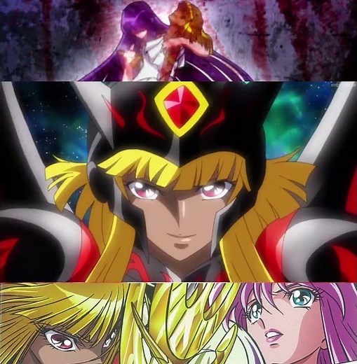 The goddesses Athena and Pallas wear their Cloths (Saint Seiya Omega Ω/// S2) #shorts #聖闘士星矢