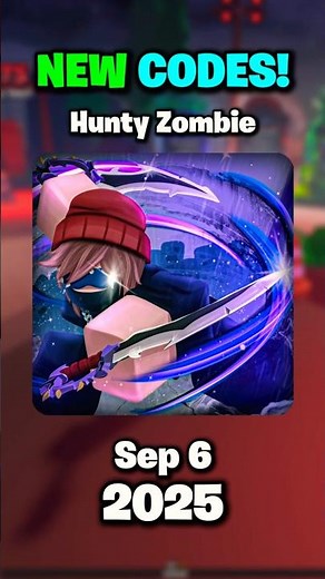 NEW CODES in Hunty Zombie UPDATE 2.5! | September 6, 2025