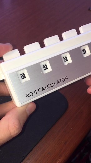 4.2M views · 30K reactions | No.5 Calculator #calculator #retro #handheld #machine | ToonDesk | Facebook