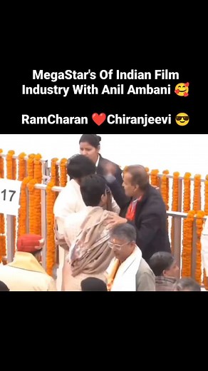 647K views · 10K reactions | MegaStar's Of Indian Film Industry With #anilambani 殺 #ramcharan #chiranjeevi | Srinu Kurasa | Facebook