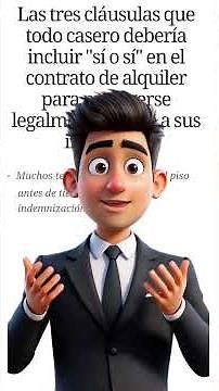3 CLÁUSULAS CLAVE que todo CASERO debe incluir en su contrato (¡Evita líos con tu inquilino!)