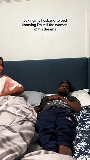 Swaddling my Husband in a Muumuu for a Restful Night | Black Love Story