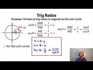 Pre-Calculus 12 - Section 4.3 Part 1 - Trigonometric Ratios