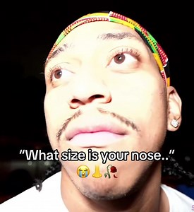 “What size is your nose..” 😭👃🥀#yugi2x #rawdogmoon #viral #fyp | nose
