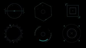 4k Set Animation Graphic Futuristic High Stock Footage Video (100% Royalty-free) 1030874306 | Shutterstock