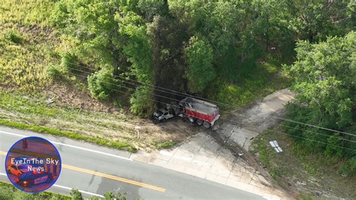 ** Fatal Head-On Crash on Polk City Road: BMW Attempting to Pass Collides with Dump Truck in Lake Alfred: PCSO Reports ** *Update* Details 👇 https://eyeintheskynews.com/fatal-crash-and-fire-closes-county-road-557-at-polk-city-road-in-polk-county/ | Eye In The Sky News - Polk County
