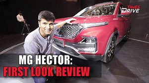 MG Hector SUV | The Connected Car | Times Drive