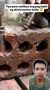 Installing Shield anchor bolts 😲 #fbreelsfypシ゚viralシ #videoviralシ #millionviewsreels #reelsvideo #tips @highlight | Argie Jabolin