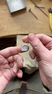 Making a sea glass pendant; a bird’s eye view! ⚒️🌊 As promised here’s the reel of the pink sea glass necklace I made recently. I took a slightly different approach to filming this one and just left the camera directly overhead my bench peg. Even though I only took a few seconds of each stage (and none of the soldering is included here) I still ended up with 40 minutes of footage! I’ve included as much as I can in the 90 seconds Instagram allows me, but even though it’s sped up I’ve not been abl