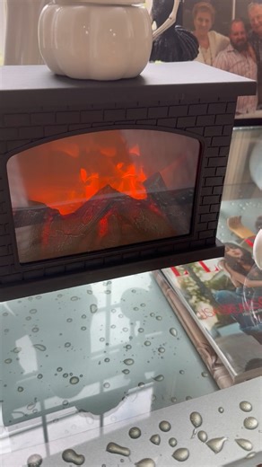 Watch Beautiful mini fire place for your desktop - lamp or cozy decor on Amazon Live