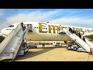 Emirates NEW Boeing 777-300 ER cabin Full tour in the Dubai Airshow