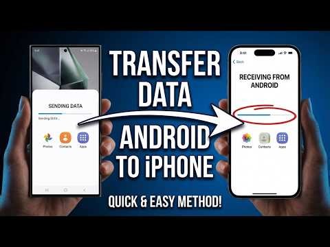 How to Transfer Data from Android to iPhone (2026 GlideX Wireless Guide)