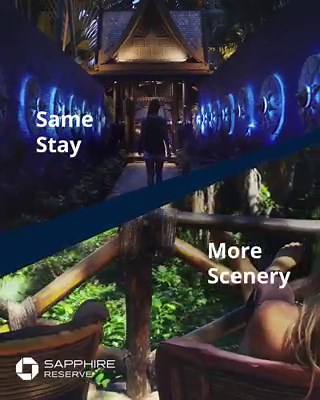 With a $300 annual travel credit from Sapphire Reserve, you can get a room with a view. | Chase