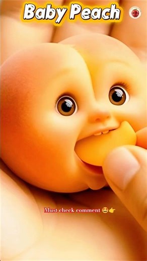 Baby Peach Comes to Life 🍑