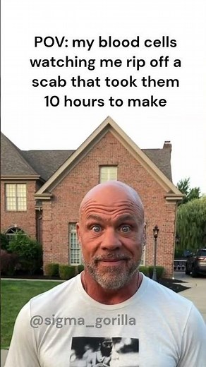 Bald guy staring to camera - Meme 🦍