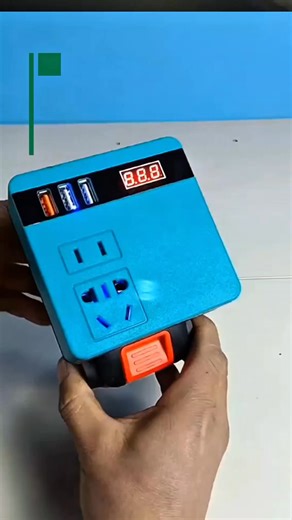 9.3K views · 28 reactions | Check out FM-P2 21V Portable Mini Intelligent Inverter Power Converter Power Station Generator #PowerInverter #inverter #reelschallenge #tooltips #electronics #homedecor #HomeEssentials #diy | Construction Worker | Facebook