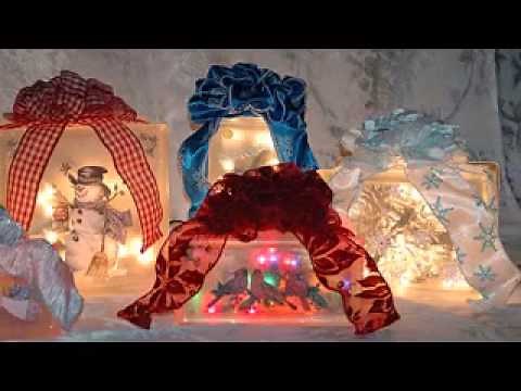 DIY Glass block craft ideas
