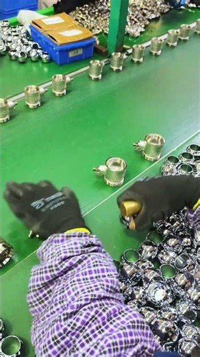 Polishing Perfection: Final Assembly of Chrome-Plated Brass Valve Components
