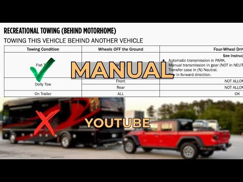 How to Flat Tow a Jeep Gladiator -The Jeep-Approved Way